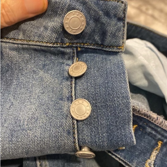 Topman tapered Men’s medium wash button fly jeans size 28 X 32 NWT - Picture 7 of 9